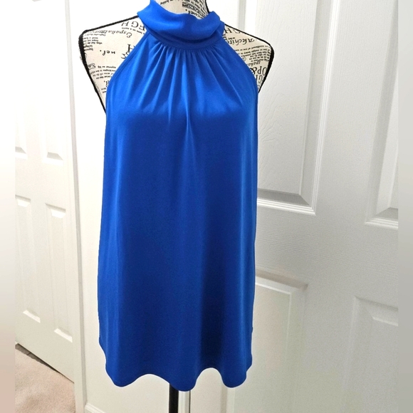 The Limited Royal blue halter tie back.Size L. NWT - Picture 1 of 6